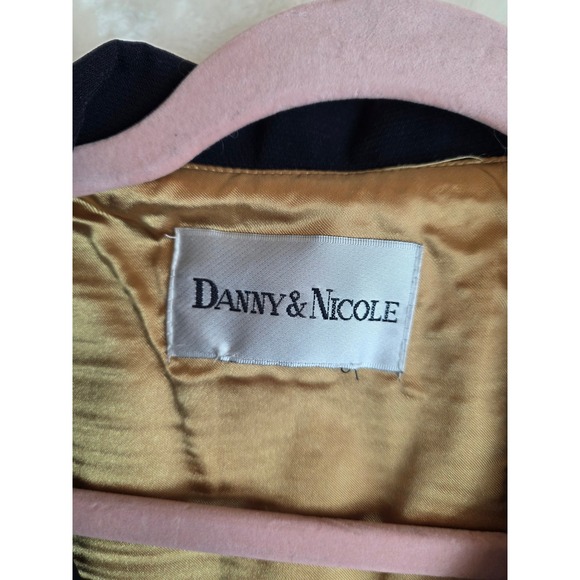 Vintage Y2K Danny Nicole Navy Blue Blazer and Pant Suit Set Women's Size 10 - Picture 2 of 16